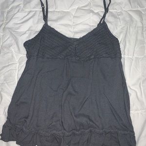 Grey Hollister spaghetti strap top
